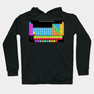 Periodic Table of the Chemical Elements on Black Hoodie